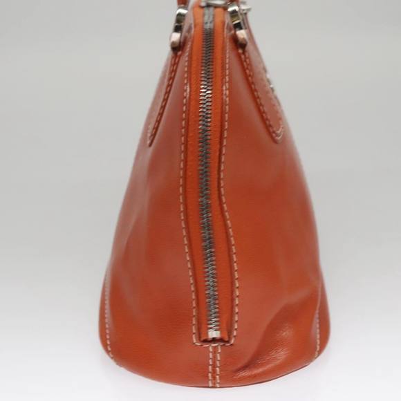 CELINE Hand Bag Leather Brown Auth bs21054 - Picture 4 of 16